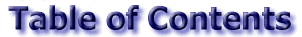 Table of Contents